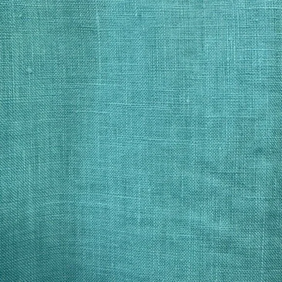 VILEBREQUIN Solid Linen Shirt Mens M Medium Blue Button Up Resort Beachwear - Picture 5 of 8